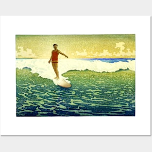 Hawaiian Surfer 1918 Posters and Art